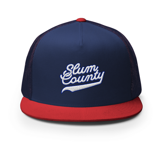 Slum County Trucker (Navy/Red)