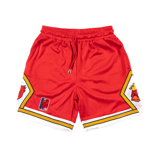 Slum County Basketball Shorts (Red)